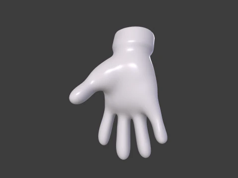 3D Hand Model Collection for Character Design 3D Model