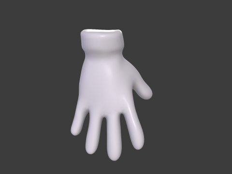 3D Hand Model Collection for Character Design 3D 模型