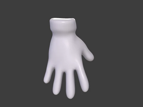 3D Hand Model Collection for Character Design 3D Model