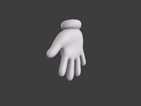 3D Hand Model Collection for Character Design 3D Model
