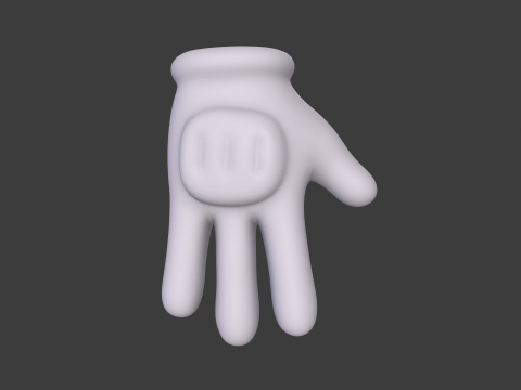 3D Hand Model Collection for Character Design 3D 模型