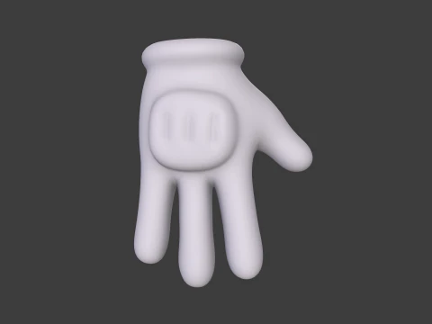 3D Hand Model Collection for Character Design 3D Model
