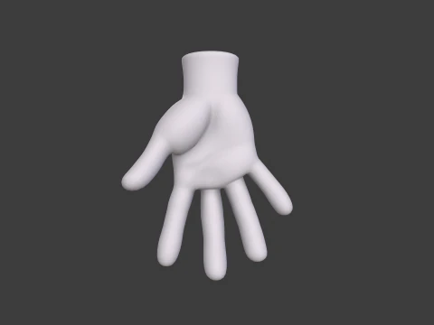3D Hand Model Collection for Character Design 3D Model