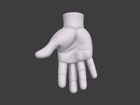 3D Hand Model Collection for Character Design 3D Model