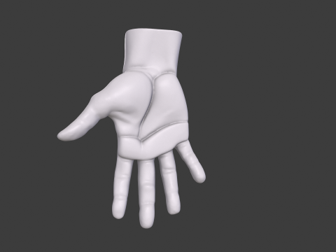 3D Hand Model Collection for Character Design 3D 模型