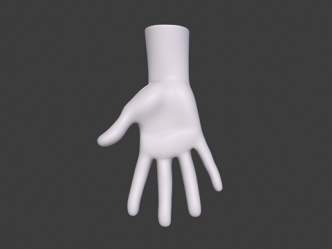3D Hand Model Collection for Character Design 3D 模型