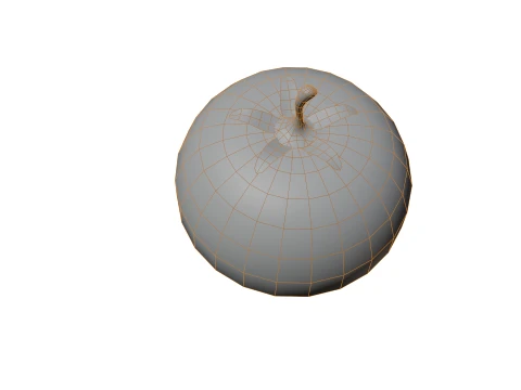 Stylized Tomato Low Poly 3D Model