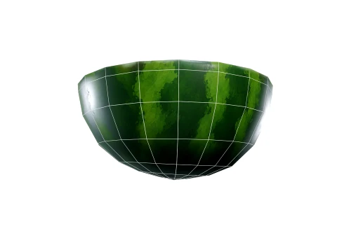 Stylized Watermelon Game-Ready 3D Model
