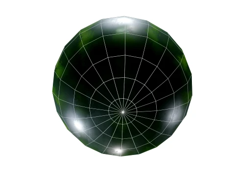Stylized Watermelon Game-Ready 3D Model
