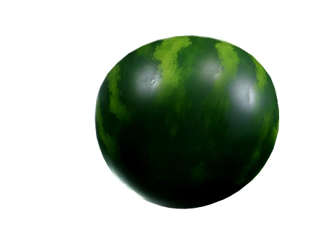 Stylized Watermelon Game-Ready 3D Model