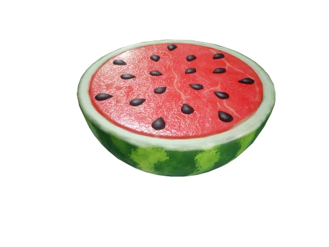 Stylized Watermelon Game-Ready 3D Model