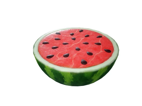 Stylized Watermelon Game-Ready 3D Model