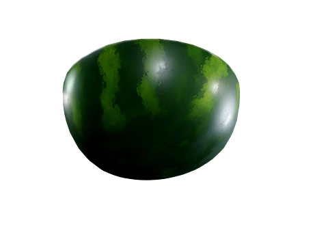 Stylized Watermelon Game-Ready 3D Model