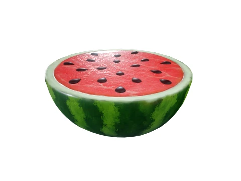 Stylized Watermelon Game-Ready 3D Model