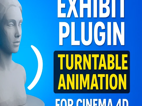 Create Professional Presentations in Seconds Cinema 4D Exhibit Plugin 3D Model