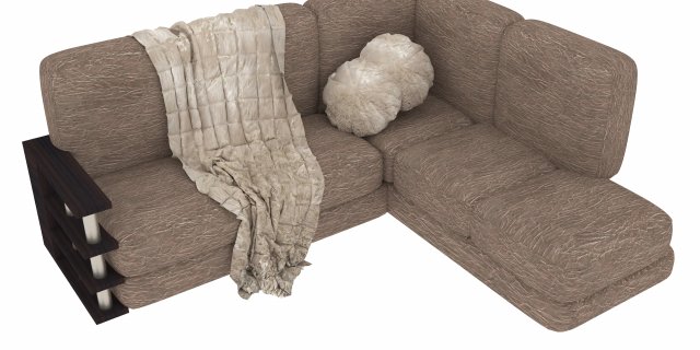 sofa 3D Модель .c4d .max .obj .3ds .fbx .stl .blend 