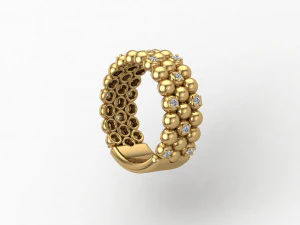 klonterige ring 3D printmodel