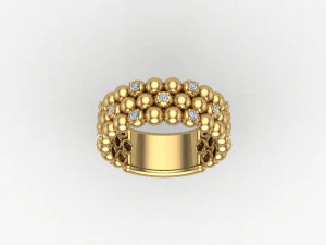klonterige ring 3D printmodel