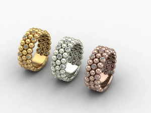 klonterige ring 3D printmodel