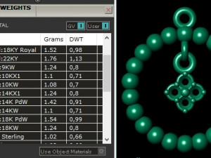 lumpy flowers earring ii Model do druku 3D