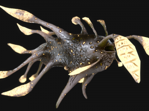 luminous monster Model 3D