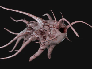 monstro tent&aacute;culo Modelo 3D