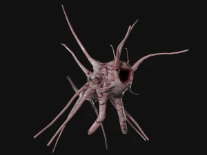 monstro tent&aacute;culo Modelo 3D