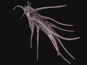 monstro tent&aacute;culo Modelo 3D