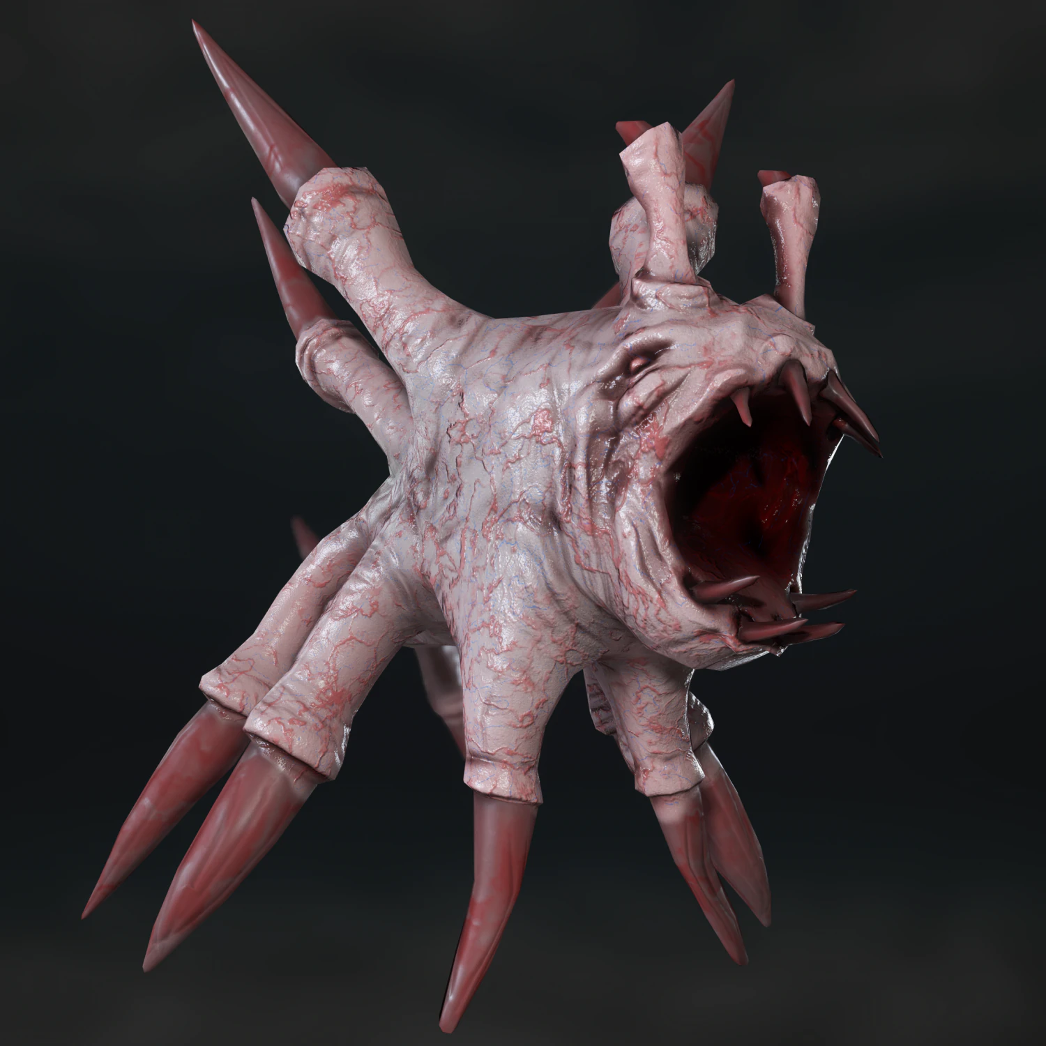 bone monster 3D Model .c4d .max .obj .3ds .fbx .stl .blend 