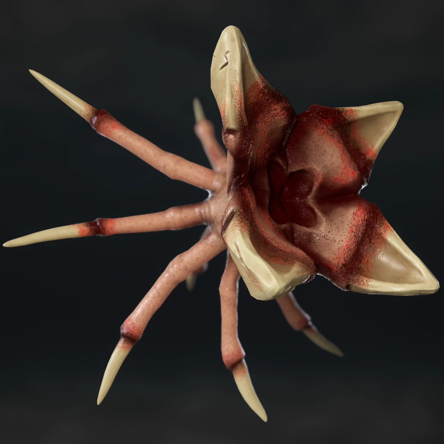 heavy bone monster 3D Model .c4d .max .obj .3ds .fbx .stl .blend 