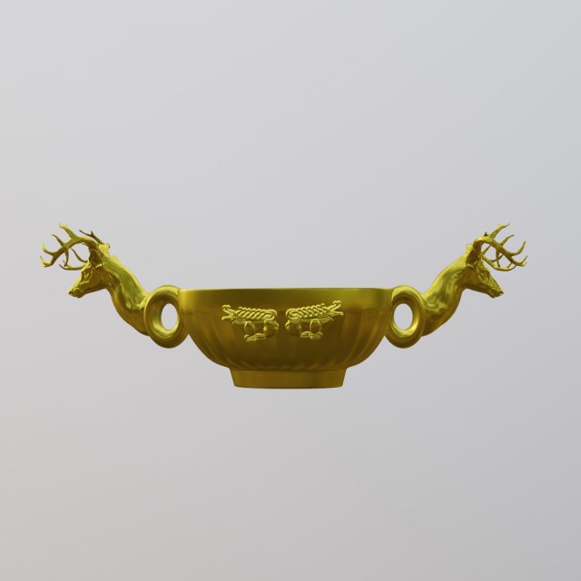 scythian gold bowl Modèle 3D .c4d .max .obj .3ds .fbx .stl .blend 
