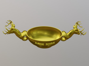 scythian gold bowl Modèle 3D