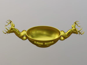 scythian gold bowl 3D Model