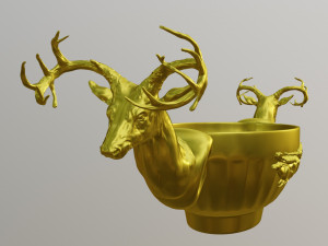scythian gold bowl Modèle 3D
