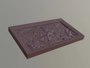 bas relief nart feast 3D Model
