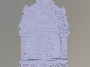 house amulet 3D 모델