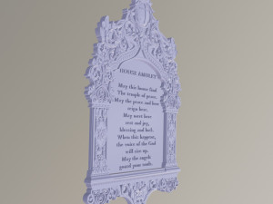 house amulet 3D-Modell