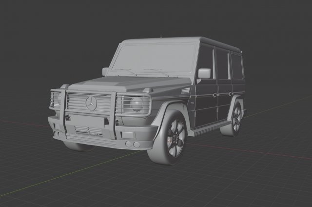 mercedes benz gelandewagen Model 3D .c4d .max .obj .3ds .fbx .stl .blend 