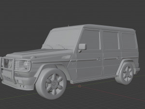 mercedes benz gelandewagen Model 3D