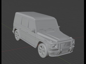 mercedes benz gelandewagen Model 3D