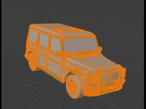 mercedes benz gelandewagen Model 3D