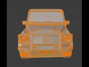 mercedes benz gelandewagen Model 3D