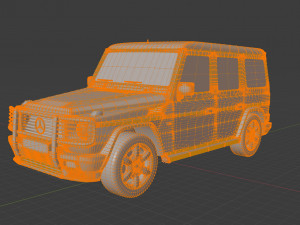 mercedes benz gelandewagen Model 3D