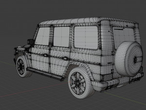 mercedes benz gelandewagen Model 3D