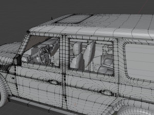 mercedes benz gelandewagen Model 3D