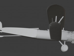 biplan Modelo 3D
