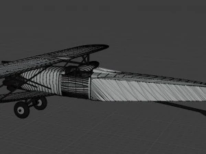 biplan 3D Model