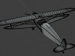 biplan 3D Model