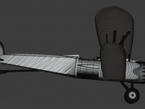 biplan Modelo 3D