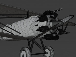 biplan Modelo 3D